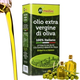 MORETTINI oliwa extra vergine puszka 5L Włochy Toskania - 100% Italiano
