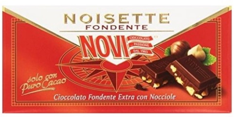 NOVI Czekolada gorzka z orzechami Novi Fondente 100g NOVI Czekolada gorzka z orzechami Novi Fondente 100g