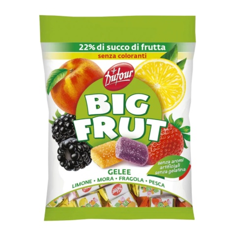 NOVI ŻELKI OWOCOWE GALARETKI Big Frut Mix Wegańskie 150g NOVI ŻELKI OWOCOWE GALARETKI Big Frut Mix Wegańskie 150g