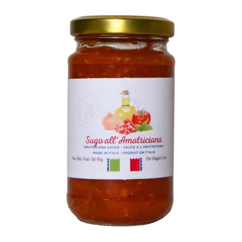 SPECIALE ITALIA Sugo Amatriciana Włoski Sos Pomidorowy z Boczkiem 180g SPECIALE ITALIA Sugo Amatriciana Włoski Sos Pomidorowy z Boczkiem 180g