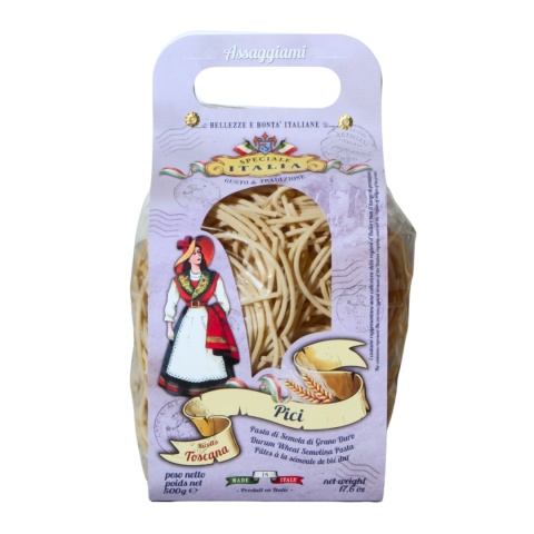SPECIALE ITALIA Włoski MAKARON PICI Toscana 500g SPECIALE ITALIA Włoski MAKARON PICI Toscana 500g