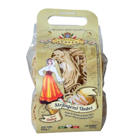 SPECIALE ITALIA Włoski MAKARON STRANGOZZI Umbra 500g SPECIALE ITALIA Włoski MAKARON STRANGOZZI Umbra 500g