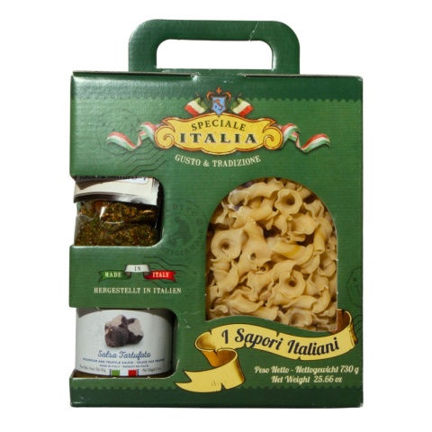 SPECIALE ITALIA ZESTAW Makaron Przyprawa Sos Truflowy PREZENT 730g SPECIALE ITALIA ZESTAW Makaron Przyprawa Sos Truflowy PREZENT 730g