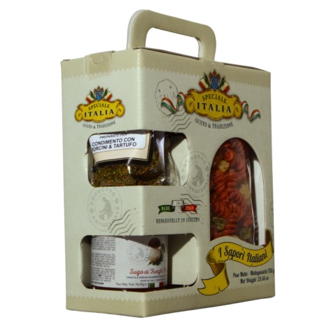 SPECIALE ITALIA ZESTAW Makaron Przyprawa Sos z Borowików PREZENT 730g SPECIALE ITALIA ZESTAW Makaron Przyprawa Sos z Borowików PREZENT 730g