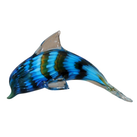 SZKLANA DEKORACJA Delfin Fantazja 20cm Typu MURANO SZKLANA DEKORACJA Delfin Fantazja 20cm Typu MURANO