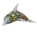 SZKLANA DEKORACJA Delfin Wielobarwny 20cm Typu MURANO