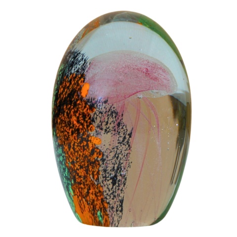 SZKLANA DEKORACJA Dwukolorowa + Meduza 11cm SZKLANA DEKORACJA Dwukolorowa + Meduza 11cm