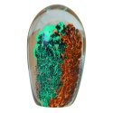 SZKLANA DEKORACJA Dwukolorowa + Meduza 16cm
