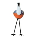 SZKLANA DEKORACJA Flaming Pomarańczowy 26cm Typu MURANO
