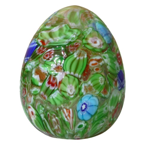 SZKLANA DEKORACJA Jajko Zielone 10cm Typu MURANO SZKLANA DEKORACJA Jajko Zielone 10cm Typu MURANO