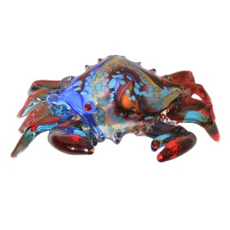 SZKLANA DEKORACJA Krab Fantazja 25cm Typu MURANO