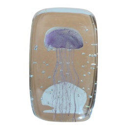 SZKLANA DEKORACJA + Meduza Fioletowa 13cm
