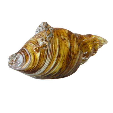 SZKLANA DEKORACJA Muszelka Piaskowa 11cm SZKLANA DEKORACJA Muszelka Piaskowa 11cm