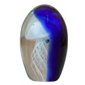 SZKLANA DEKORACJA Niebieska + Meduza 11cm