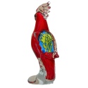 SZKLANA DEKORACJA Papuga Czerwona 20cm Typu MURANO