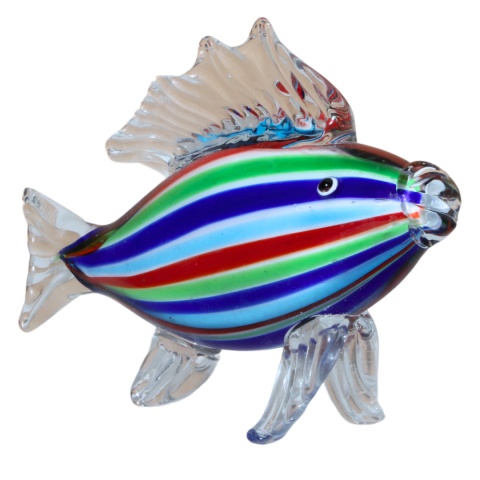 SZKLANA DEKORACJA Ryba Kolorowa 26cm SZKLANA DEKORACJA Ryba Kolorowa 26cm