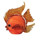 SZKLANA DEKORACJA Ryba Pomarańczowa 21cm Typu MURANO