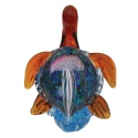 SZKLANA DEKORACJA Żółw na Fali + Meduza 18cm Typu MURANO