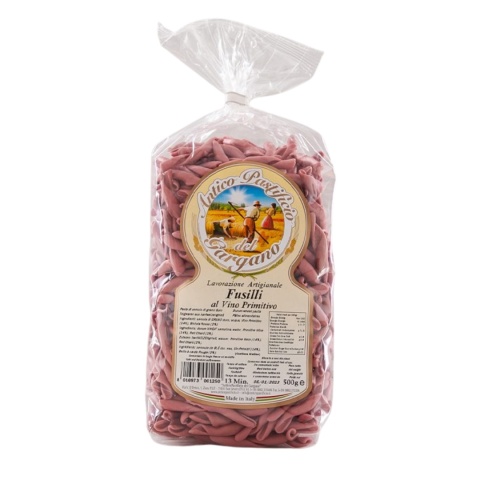 ANTICO PASTIFICIO Makaron FUSILLI z Winem Primitivo Włoski 500g