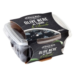 CINQUINA OLIWKI CZARNE PIECZONE 250g Włochy