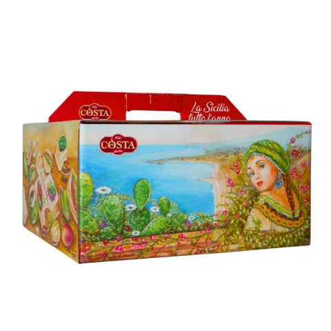 COSTA DOLCI PANETTONE z Polewą Czekoladową 1720g + Krem Czekoladowy 2x190g