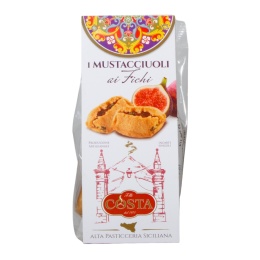 COSTA DOLCI Włoskie Kruche Ciastka z Nadzieniem Figowym Sycylia 120g