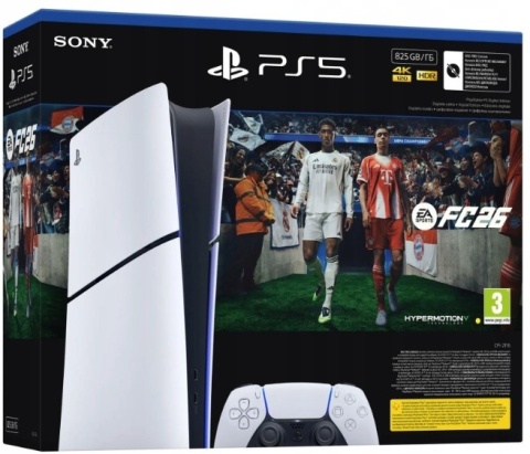 Konsola SONY PlayStation 5 PS5 Slim Digital + EA SPORTS FC 26