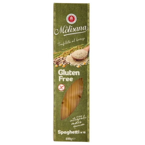 LA MOLISANA Makaron SPAGHETTI N.15 BEZGLUTENOWY Włoski 400g