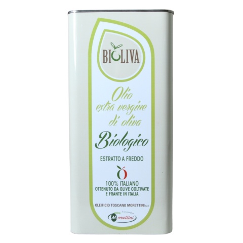 MORETTINI BIOLIVA Extra Vergine Puszka 5L 100% Italiano Włochy Toskania