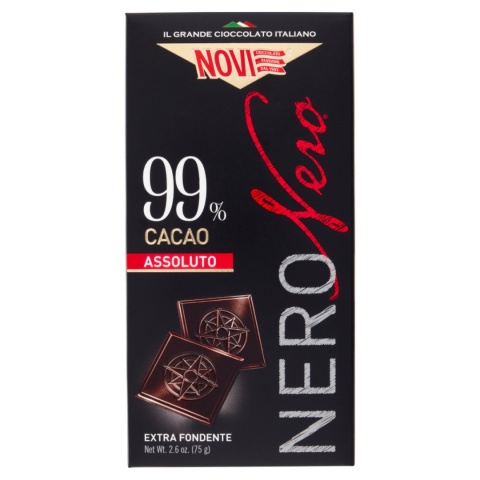 NOVI Czekolada Gorzka 99% Kakao 75g NOVI Czekolada Gorzka 99% Kakao 75g