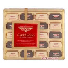NOVI GIANDUIOTTO Włoskie Praliny Orzechowe Bombonierka 195g