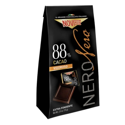 NOVI MINI Czekoladki Gorzka Czekolada 88% Cacao 140g NOVI MINI Czekoladki Gorzka Czekolada 88% Cacao 140g