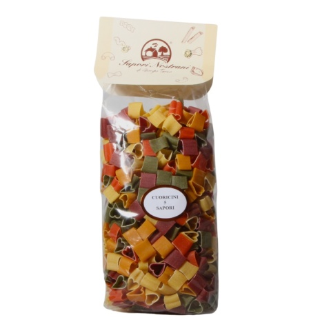 SAPORI NOSTRANI MAKARON SERCA 5 Smaków z Pszenicy Durum 500g Włochy