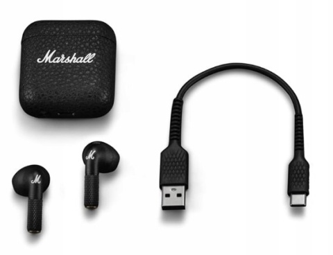 Słuchawki bezprzewodowe douszne Marshall Minor IV czarne