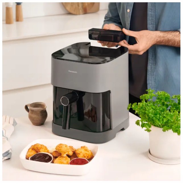 Panasonic NF-CC500SXE Frytkownica beztłuszczowa Air Fryer 1450W 5l Typ beztłuszczowa